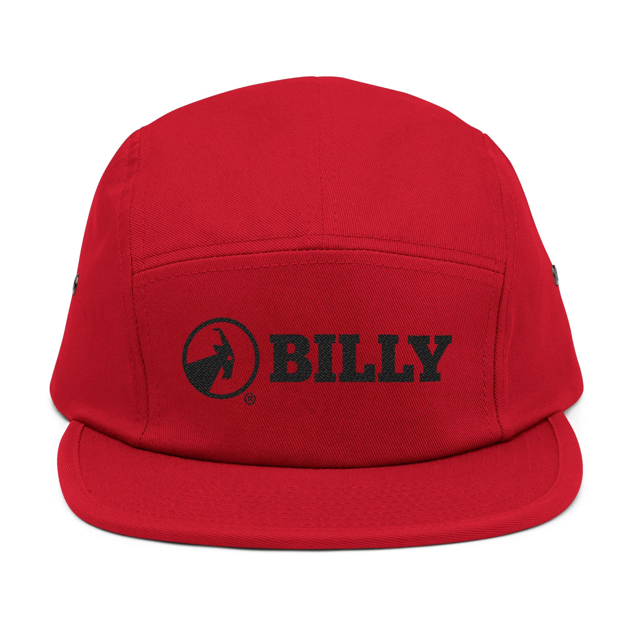 BILLY 5 Panel Cap (Black Horizontal Logo - Embroidery) — AVAILABLE IN 6 COLORS - Image 11