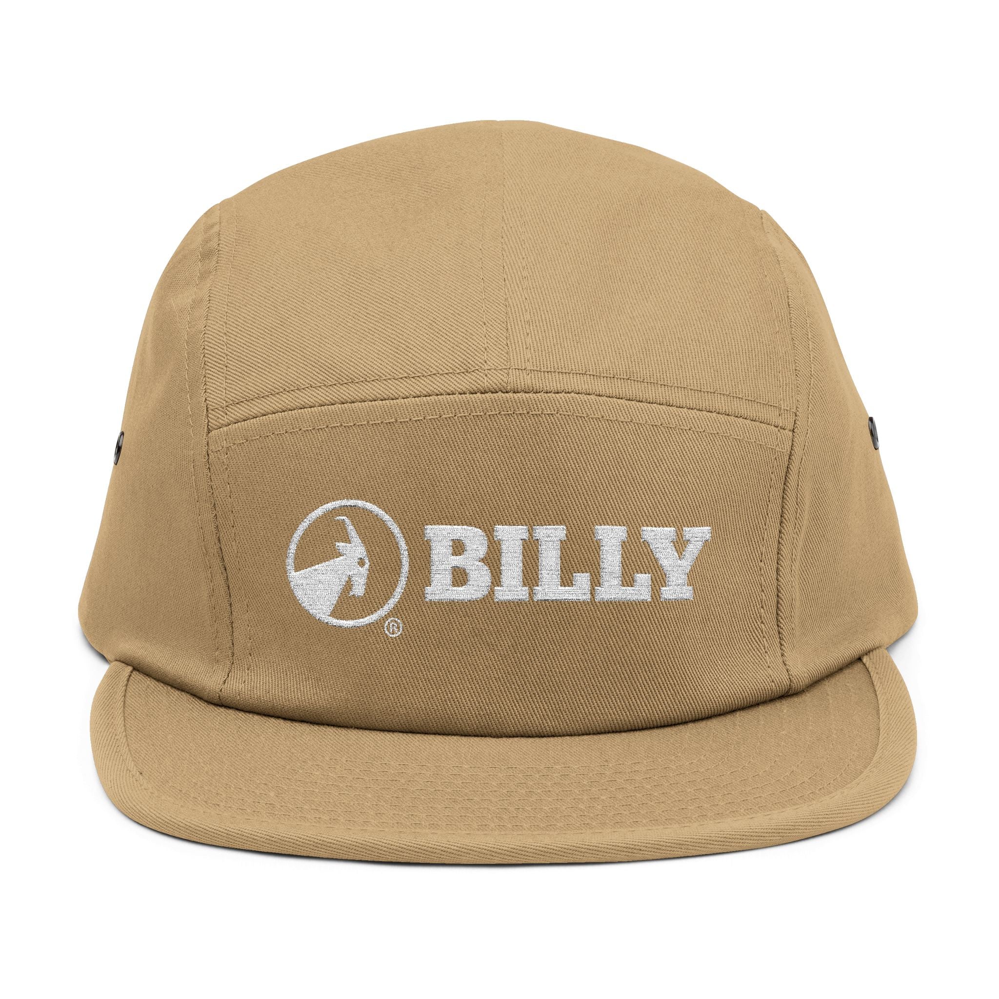 BILLY 5 Panel Cap (White Horizontal Logo - Embroidery) — AVAILABLE IN 6 COLORS - Image 9