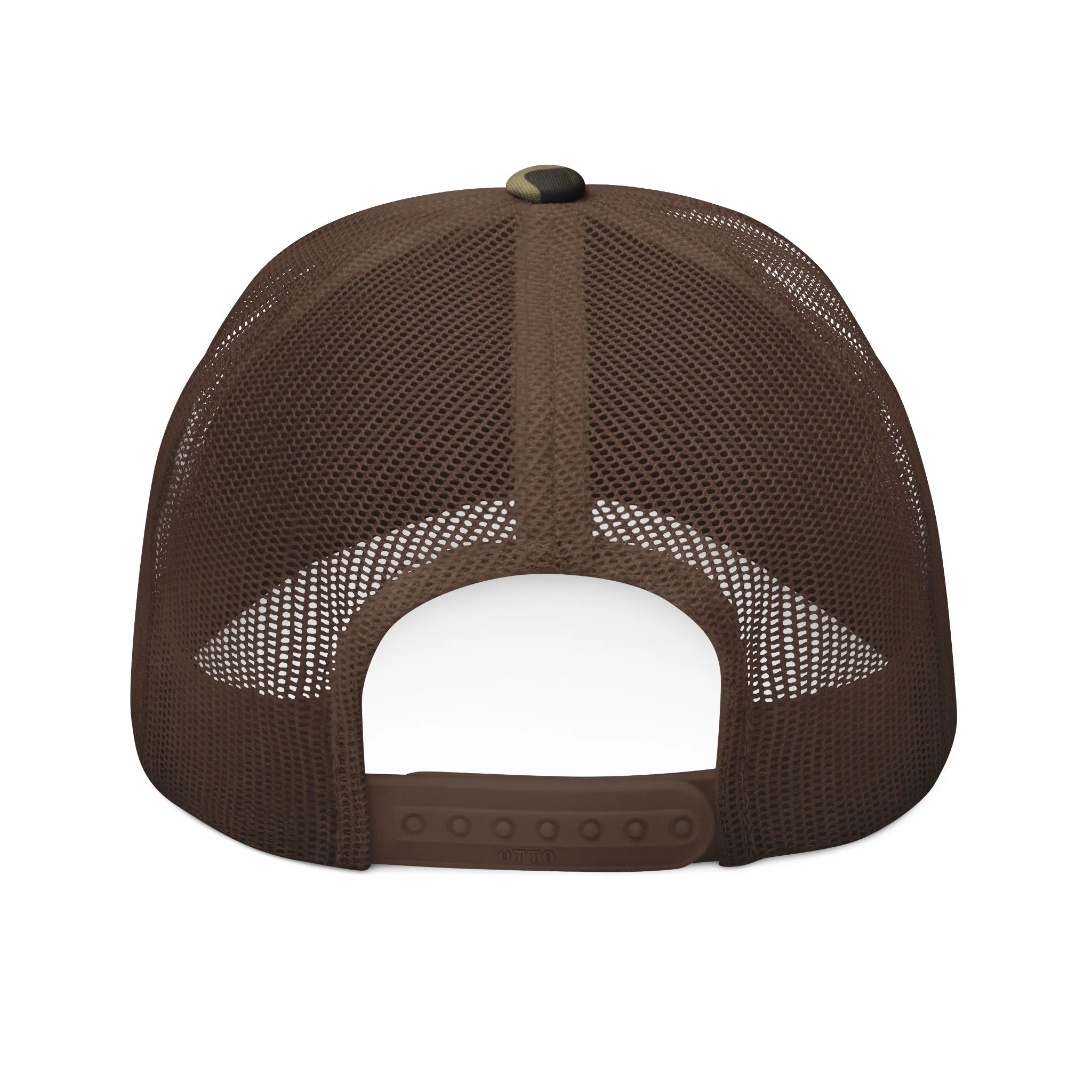 BILLY Camouflage Trucker Hat (Black Horizontal Logo - Embroidery) - Image 5