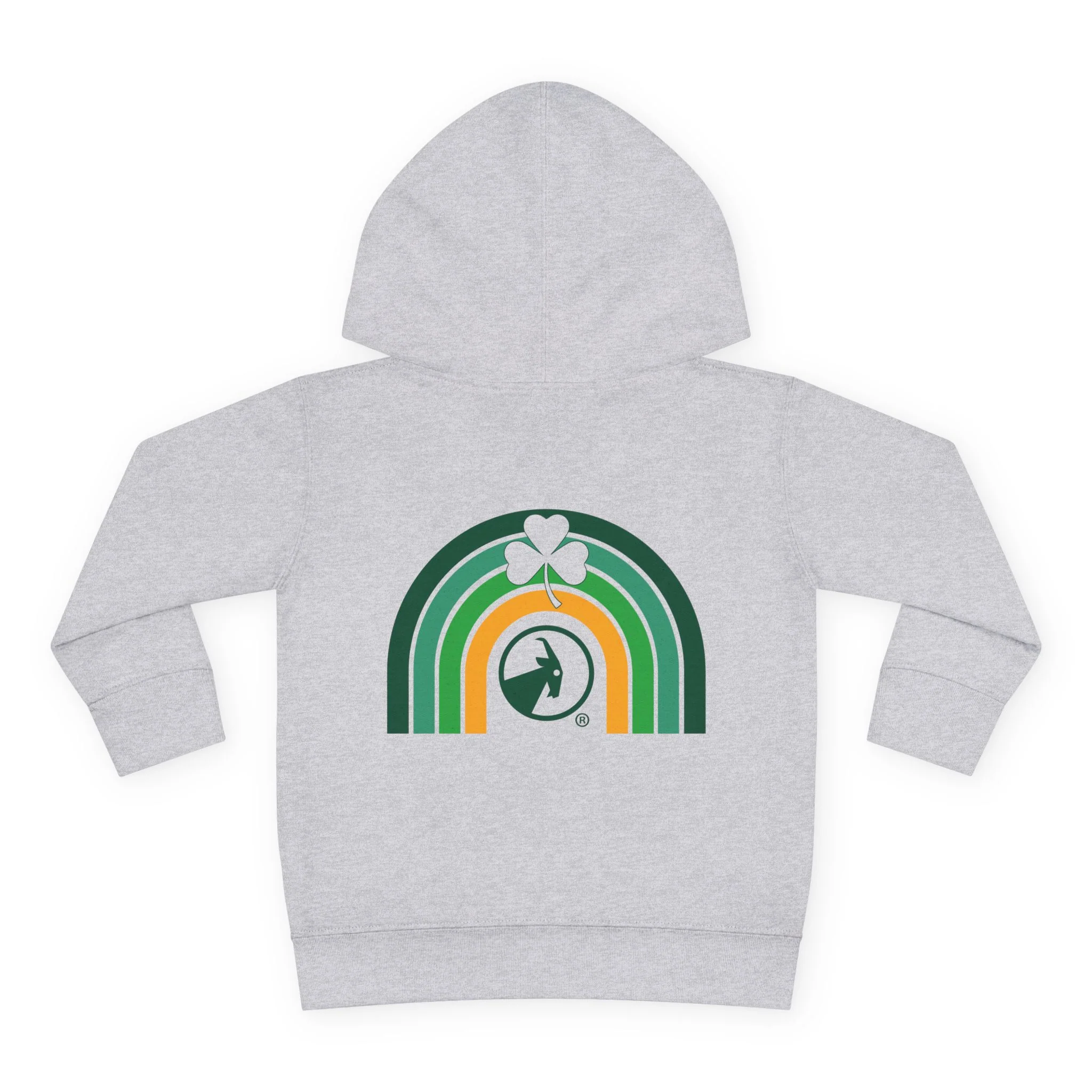 BILLY Core Toddler Pullover Fleece Hoodie (Clover Rainbow) — AVAILABLE IN 2 COLORS - Image 5