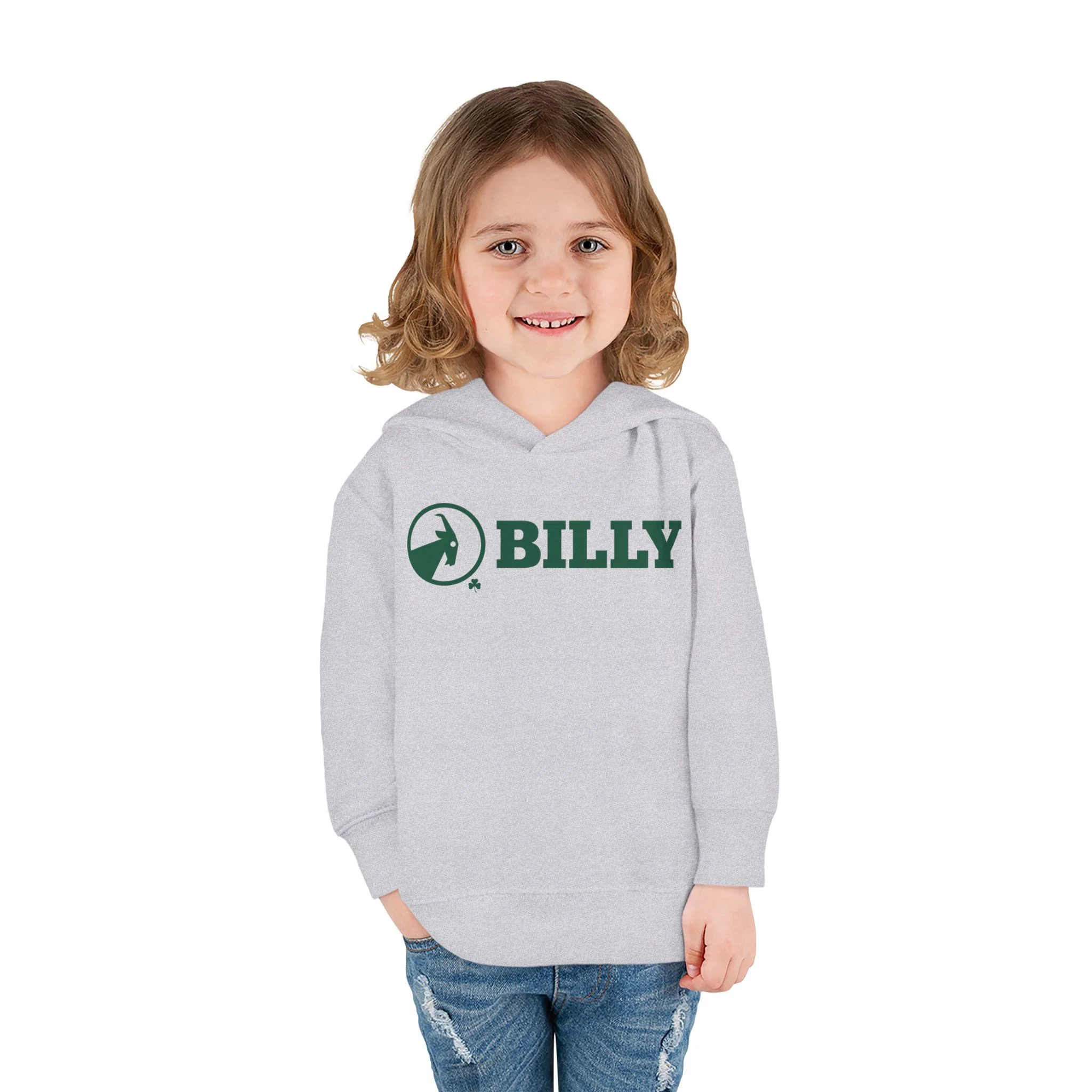 BILLY Core Toddler Pullover Fleece Hoodie (Clover Rainbow) — AVAILABLE IN 2 COLORS - Image 7