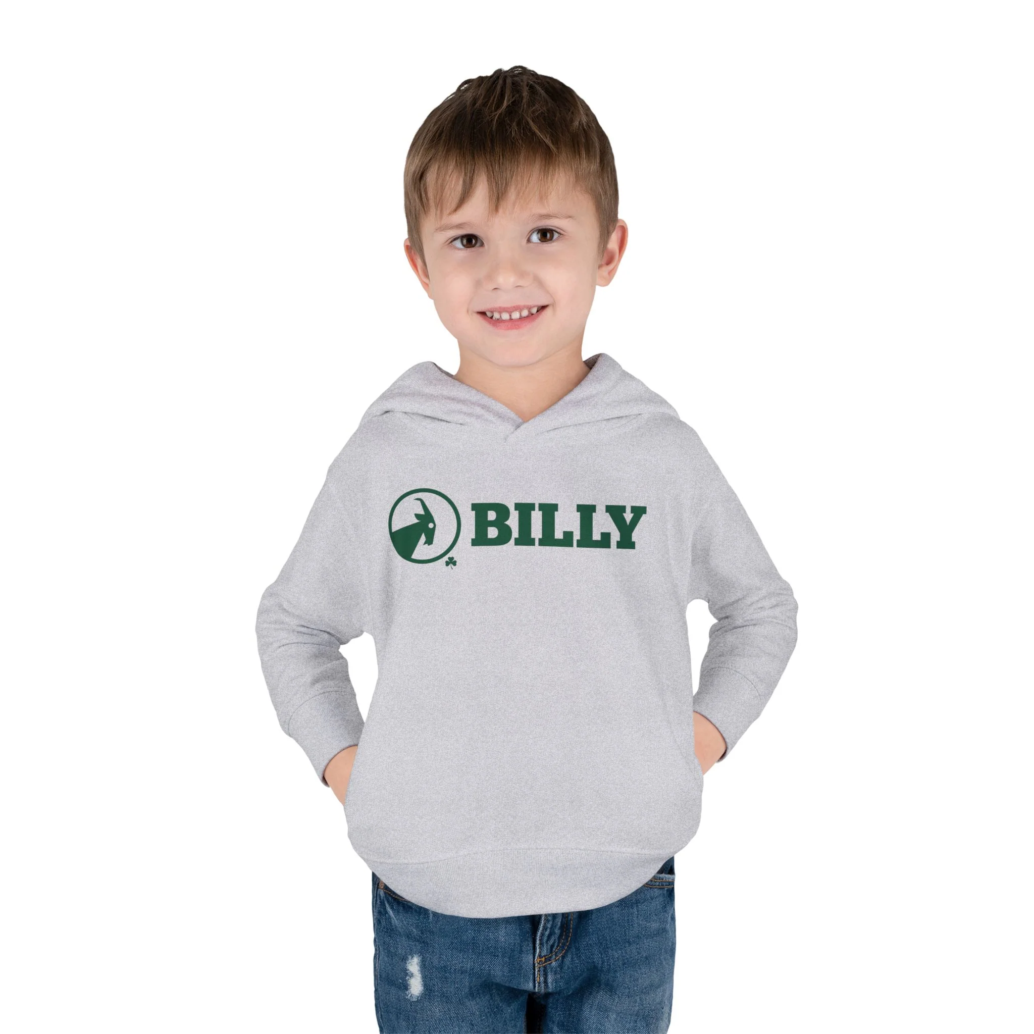 BILLY Core Toddler Pullover Fleece Hoodie (Clover Rainbow) — AVAILABLE IN 2 COLORS - Image 8