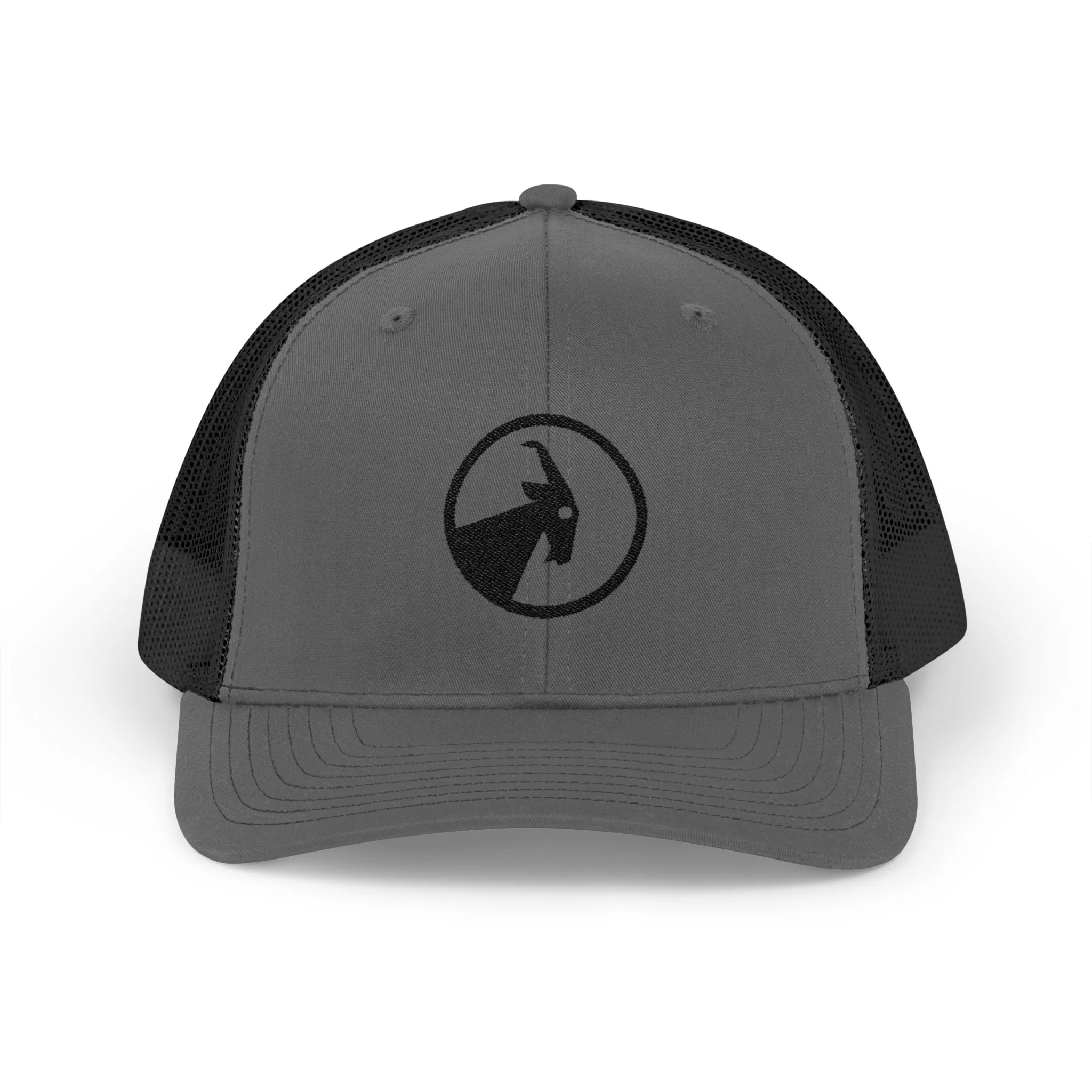 BILLY Snapback Trucker Cap (Black Goat - Embroidery) — AVAILABLE IN 8 COLORS - Image 3