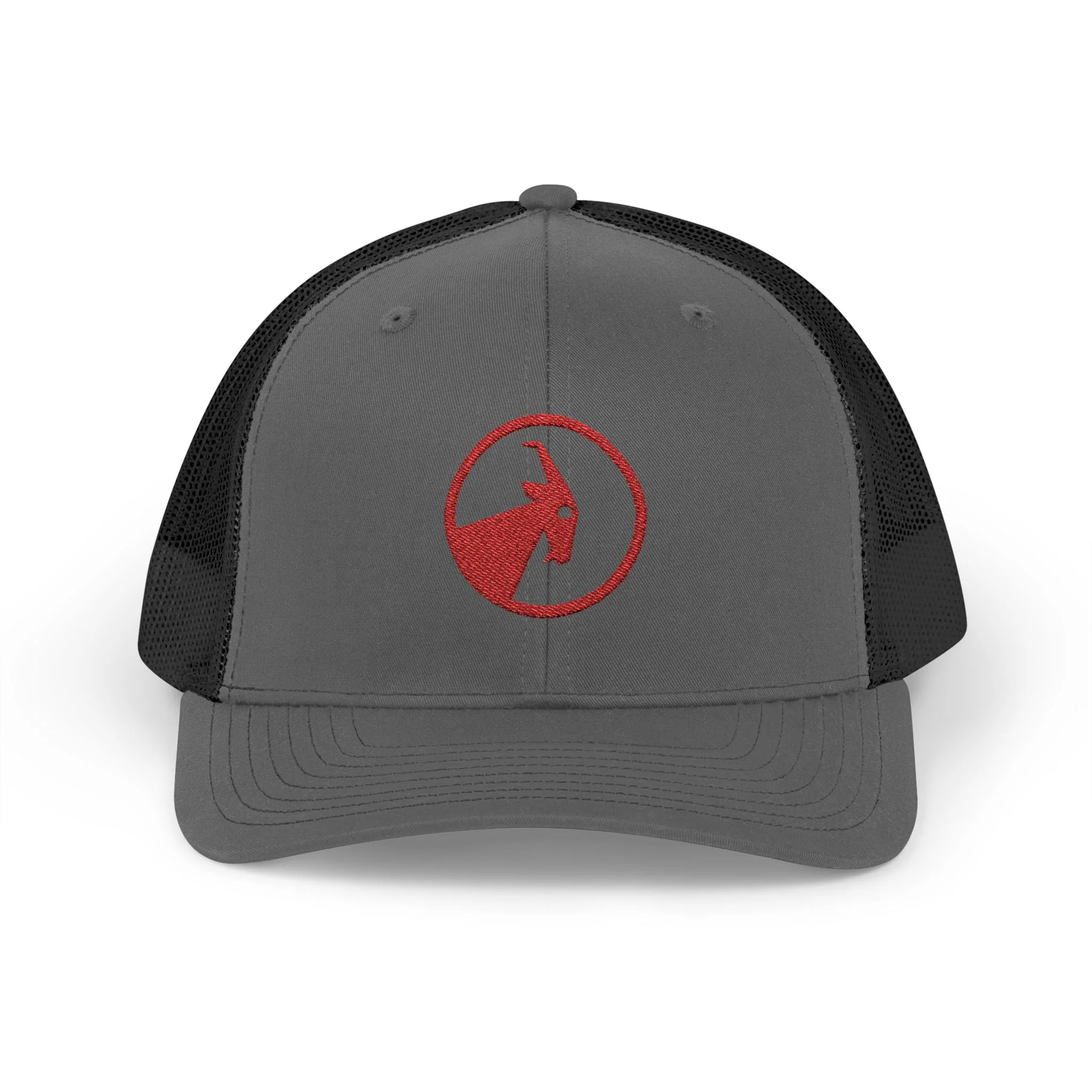 BILLY Snapback Trucker Cap (Red Goat - Embroidery) — AVAILABLE IN 6 COLORS - Image 9