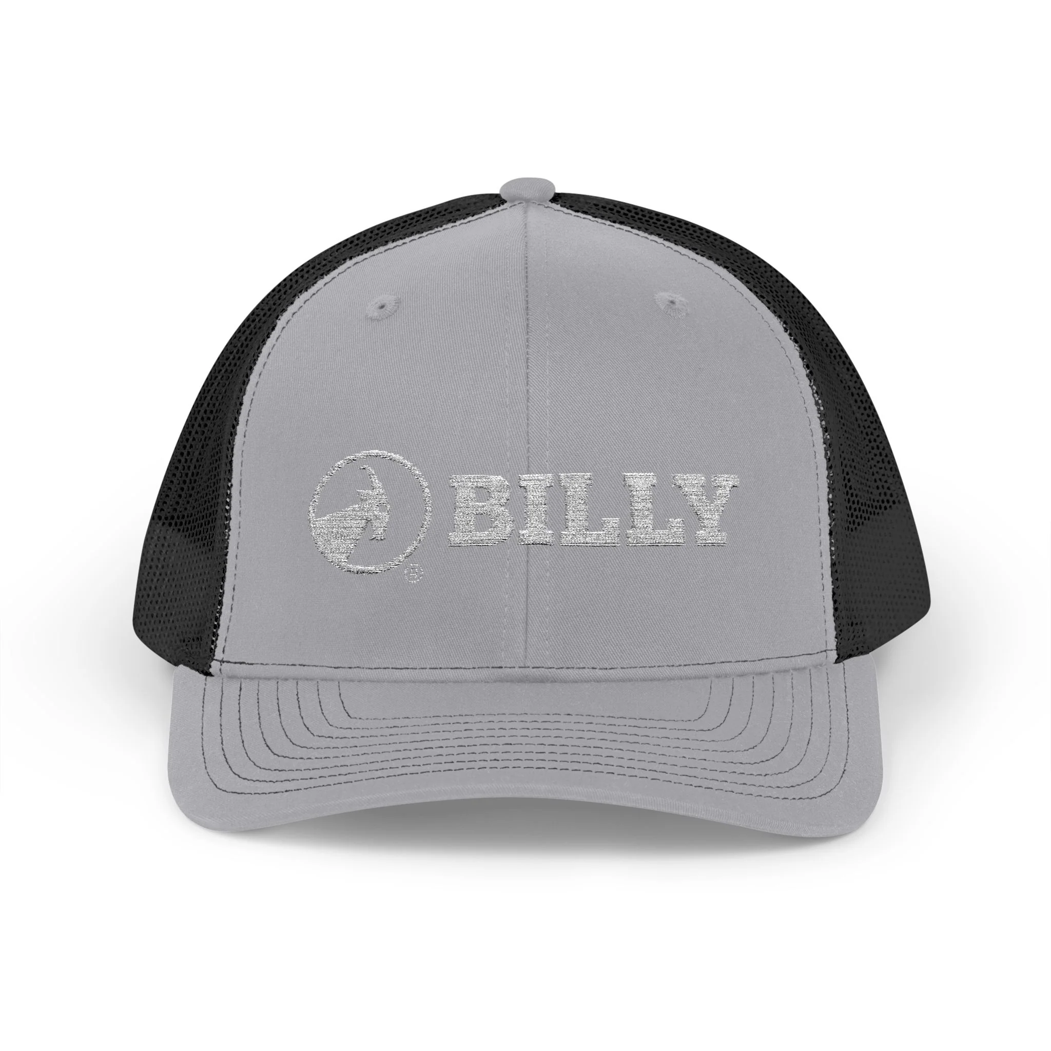 BILLY Snapback Trucker Cap (White Horizontal Logo - Embroidery) — AVAILABLE IN 8 COLORS - Image 7
