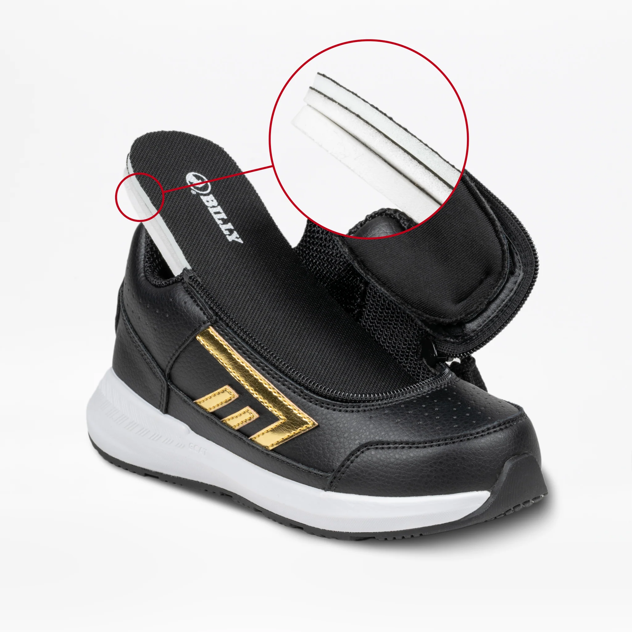 Black/Gold BILLY Goat Hoop - Image 4