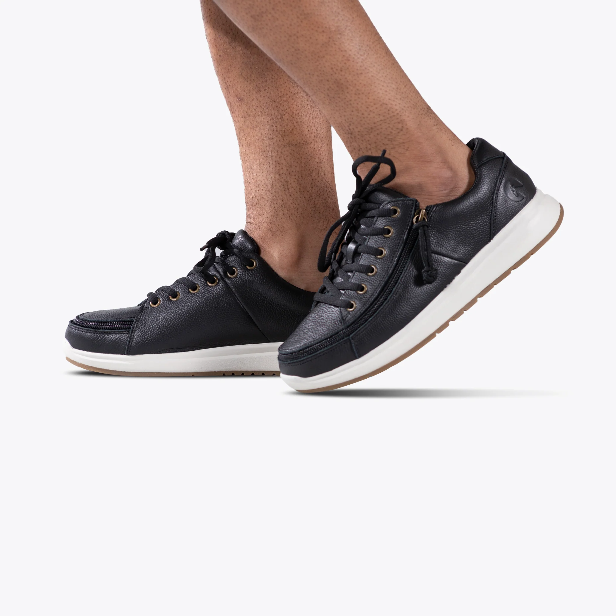 SALE - Men's Black Leather BILLY Comfort Low - Image 6