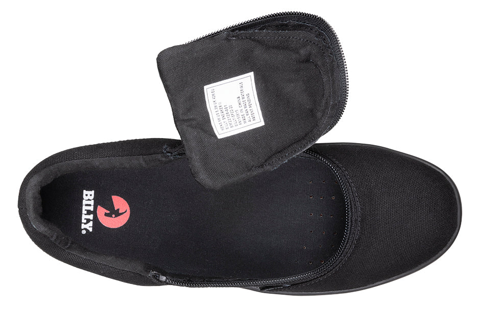 FINAL SALE - Men's Black to the Floor BILLY Sneaker Low Tops - Image 4