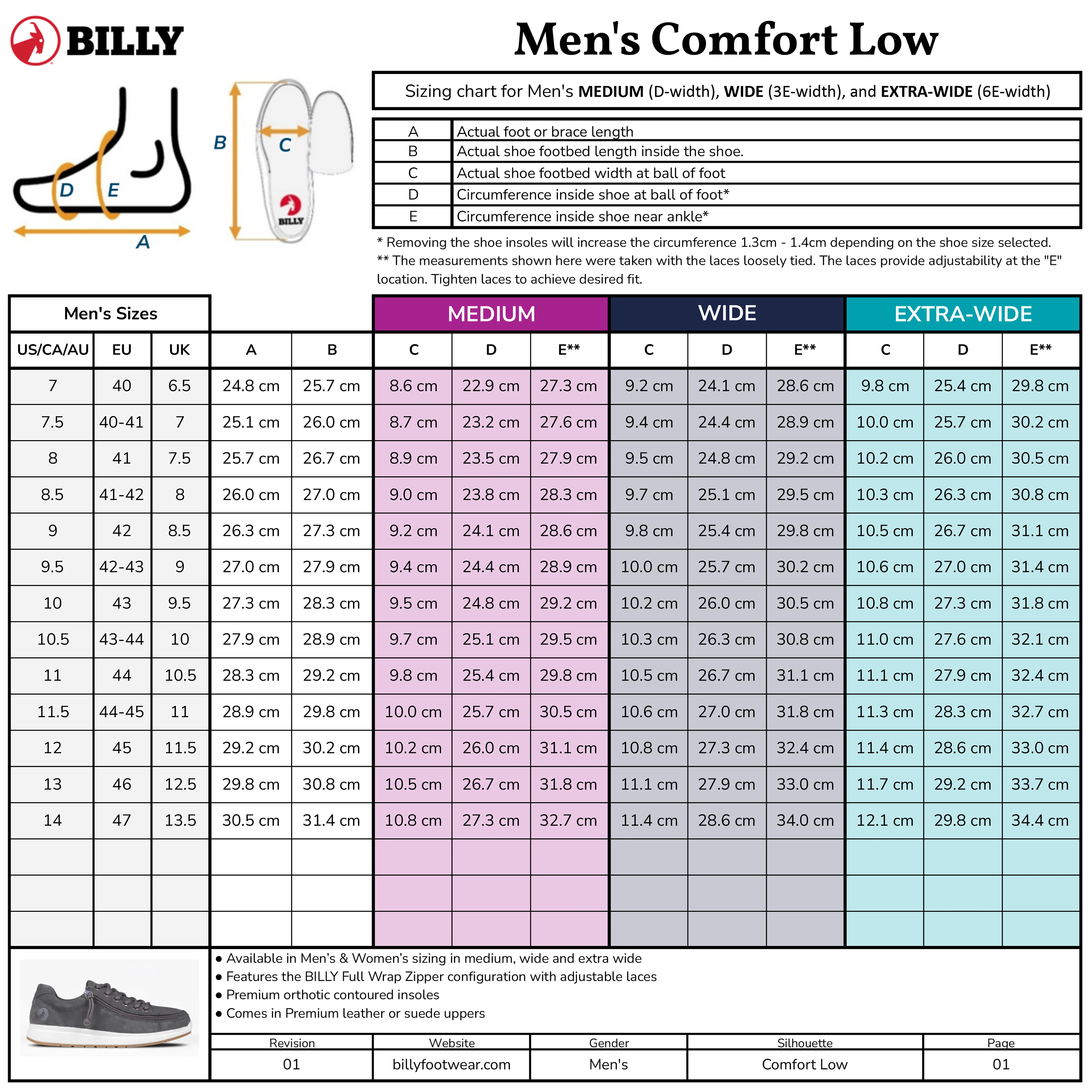 SALE - Men's Tan Suede BILLY Comfort Low - Image 7