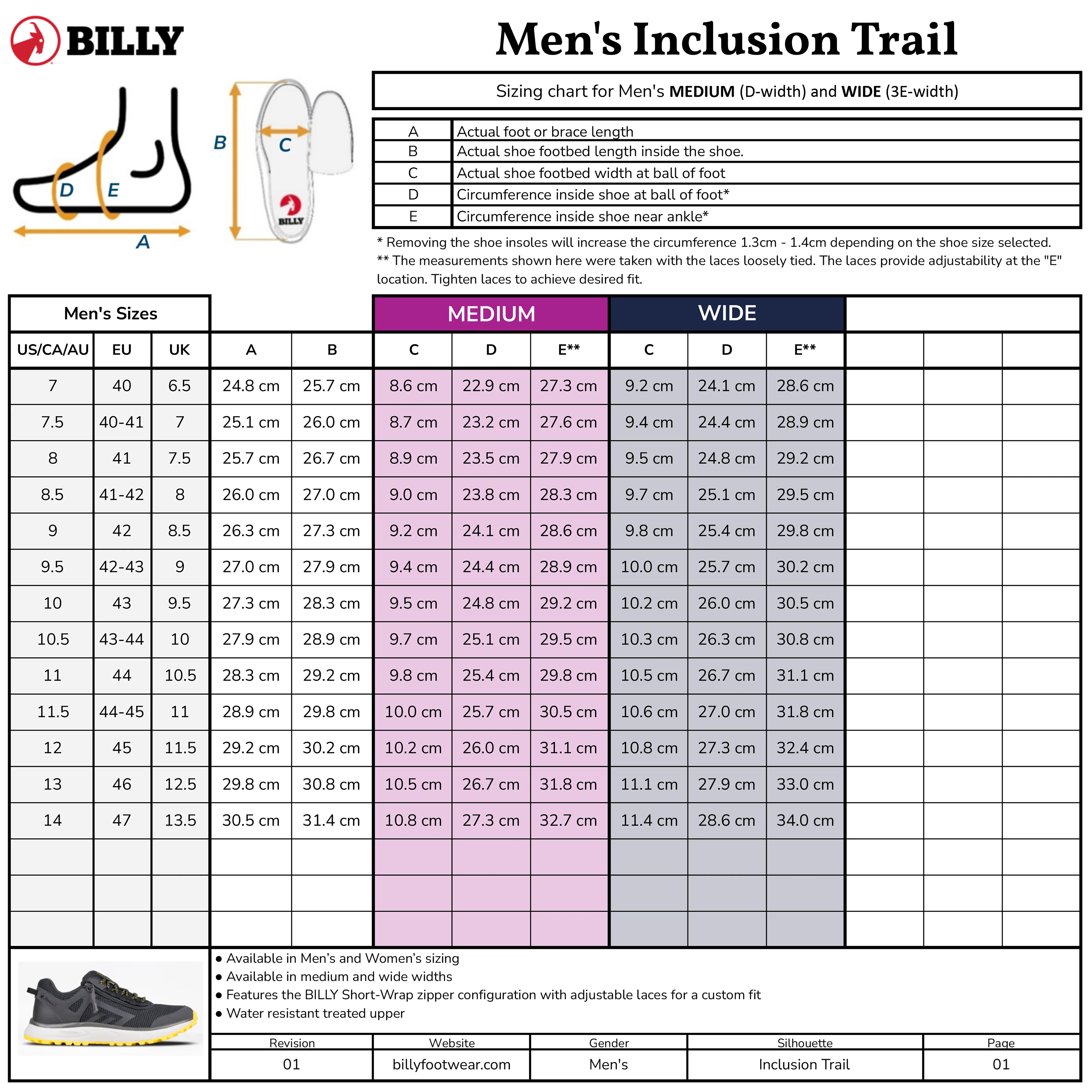 Men's Navy/Green BILLY Inclusion Trail - Image 7
