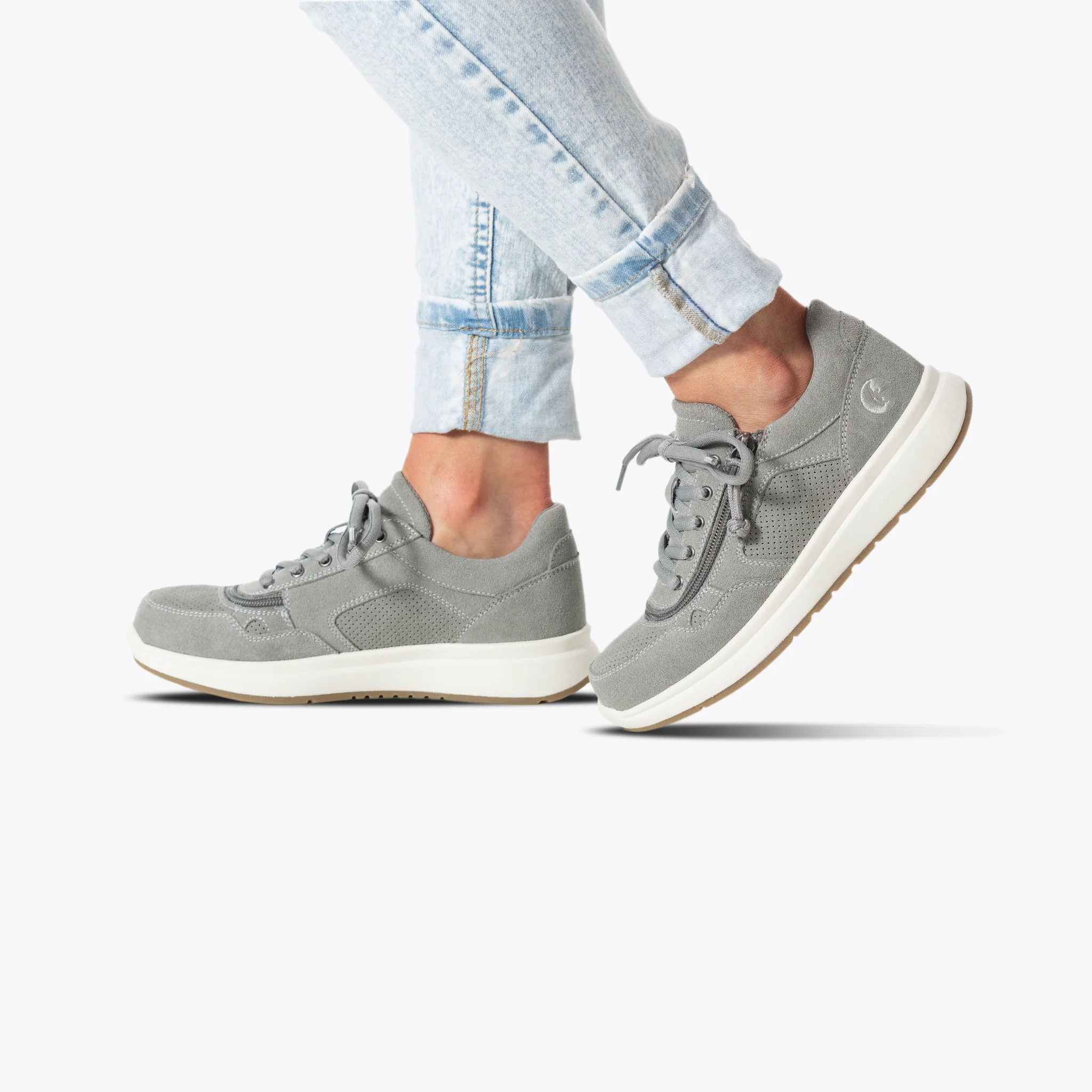 FINAL SALE - Women's Grey Suede BILLY Comfort Jogger - Image 6