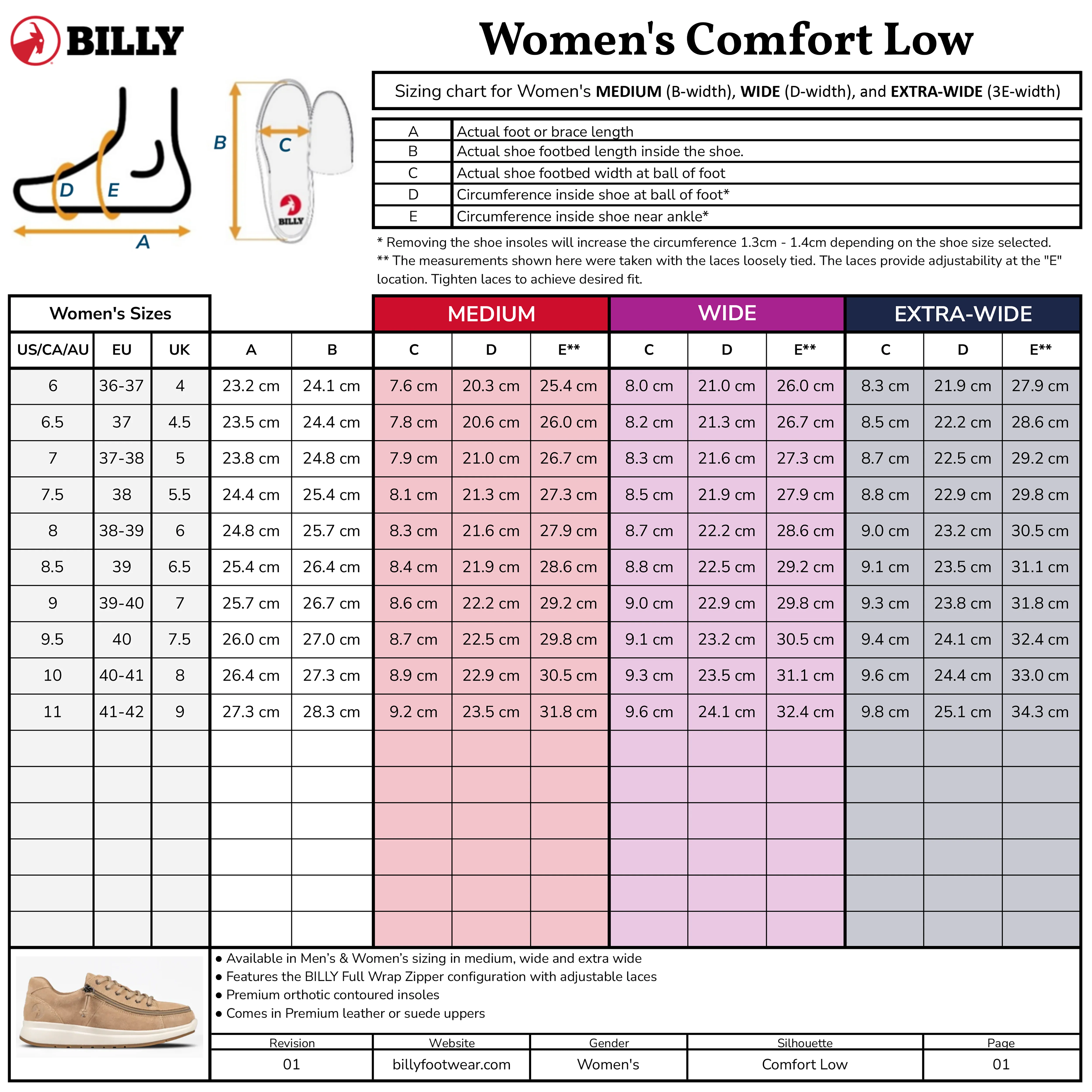 SALE - Women's White BILLY Work Comfort Low - Image 7